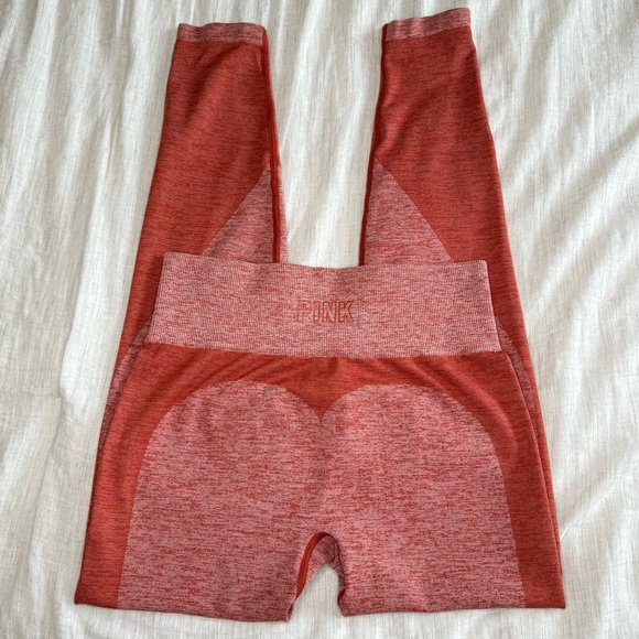 PINK Victoria Secret Seamless Workout Tights High Waisted Leggings Size Small - Picture 2 of 16